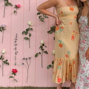 Rosie Posie Midi Dress Free People